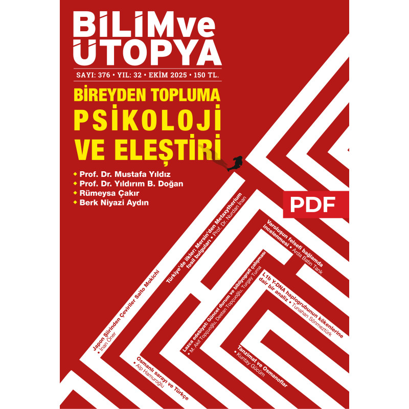 PSİKOLOJİ VE ELEŞTİRİ E-DERGİ